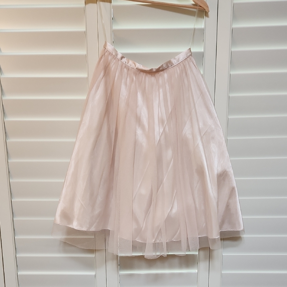 Elegant Pink Tulle Skirt